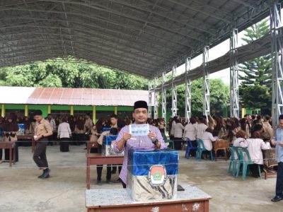 MAN 3 Medan Gelar Pemilihan Ketua OSIM