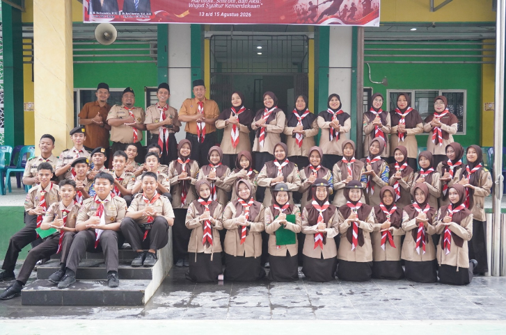 You are currently viewing MAN 3 Medan Peringati Hari Pramuka ke-65, Mantapkan Langkah  Menuju Indonesia Emas 2045