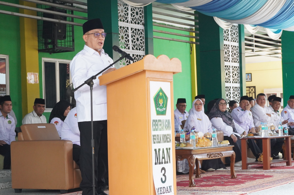 You are currently viewing Wamenag RI Bawa Semangat Baru untuk Madrasah Sumut